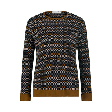 Mansted Dia Eco Cotton Test Pattern Crew Sweater