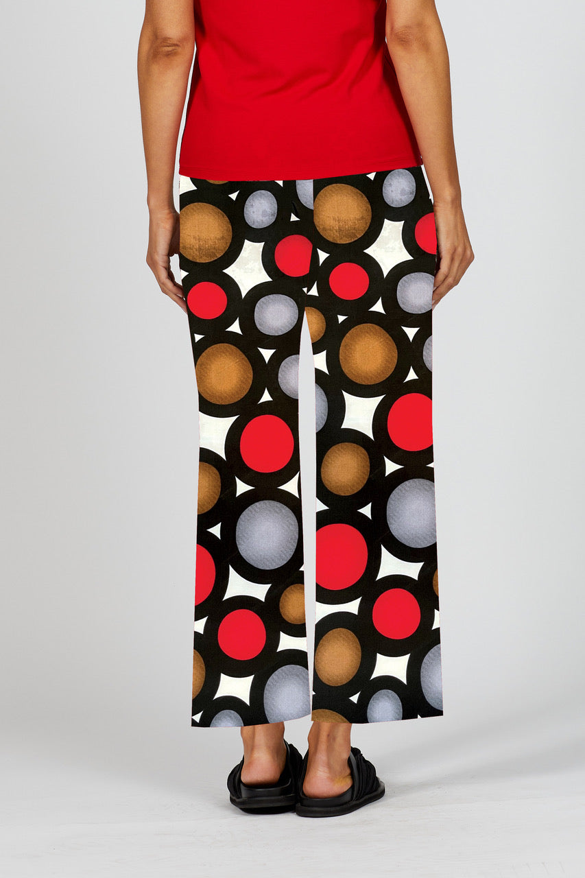 Printed Palazzo Pants for Women: Luxurious jersey with a vibrant print