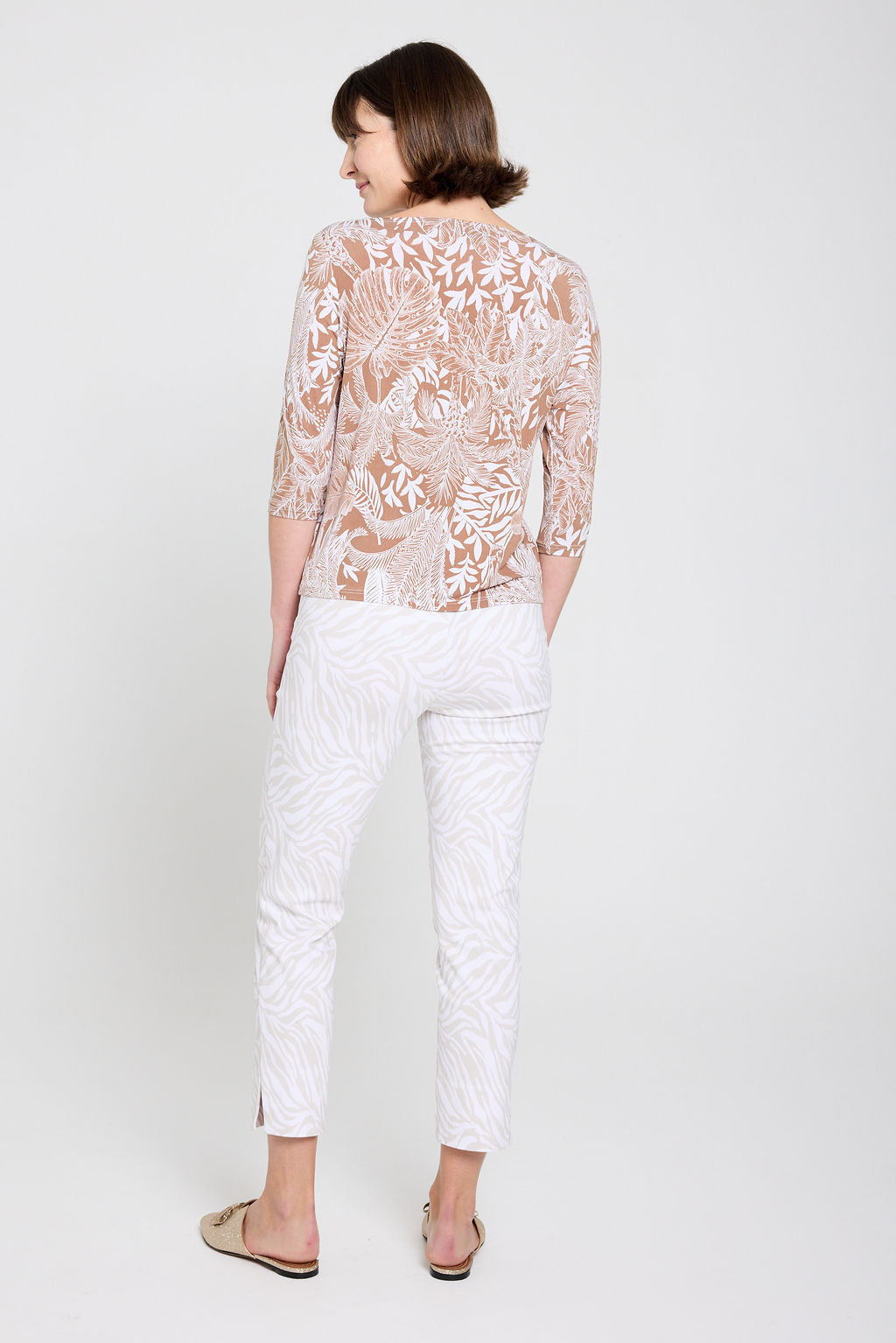 Ginger 3/4 Boat Neck Top