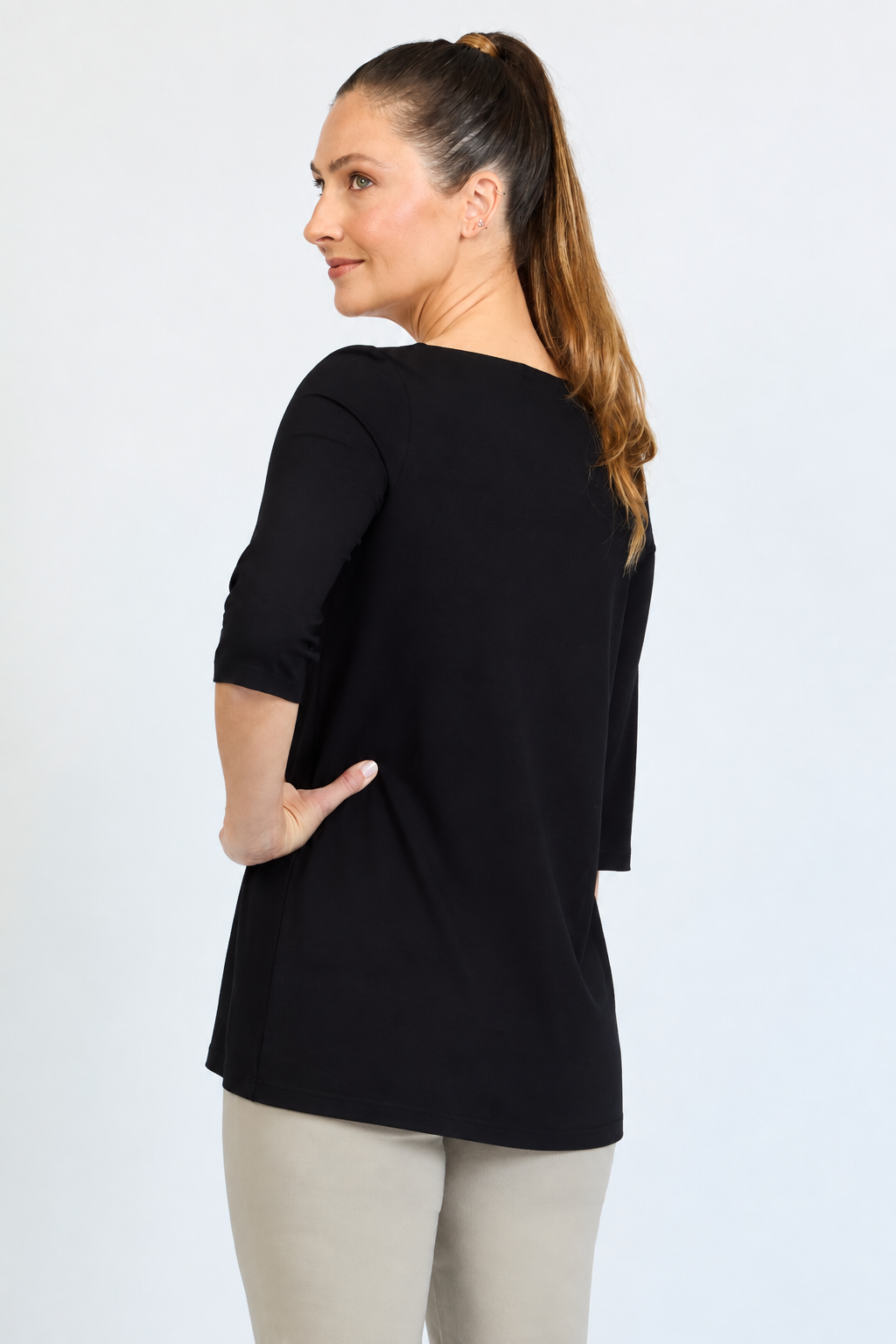 Jersey Long V-Top