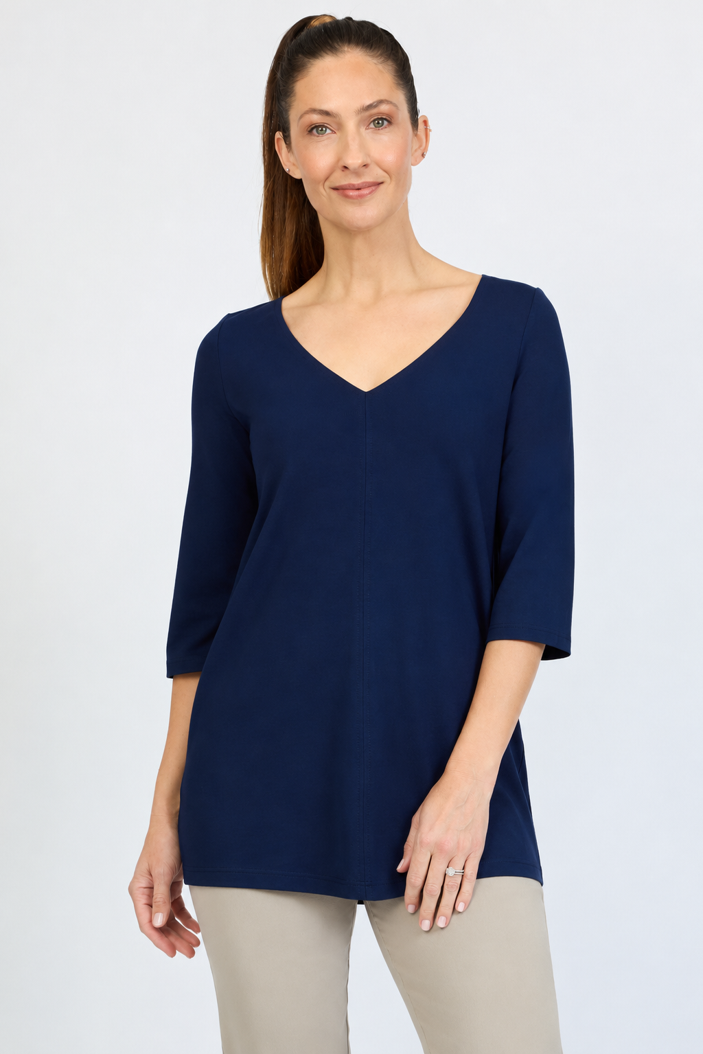 Jersey Long V-Top