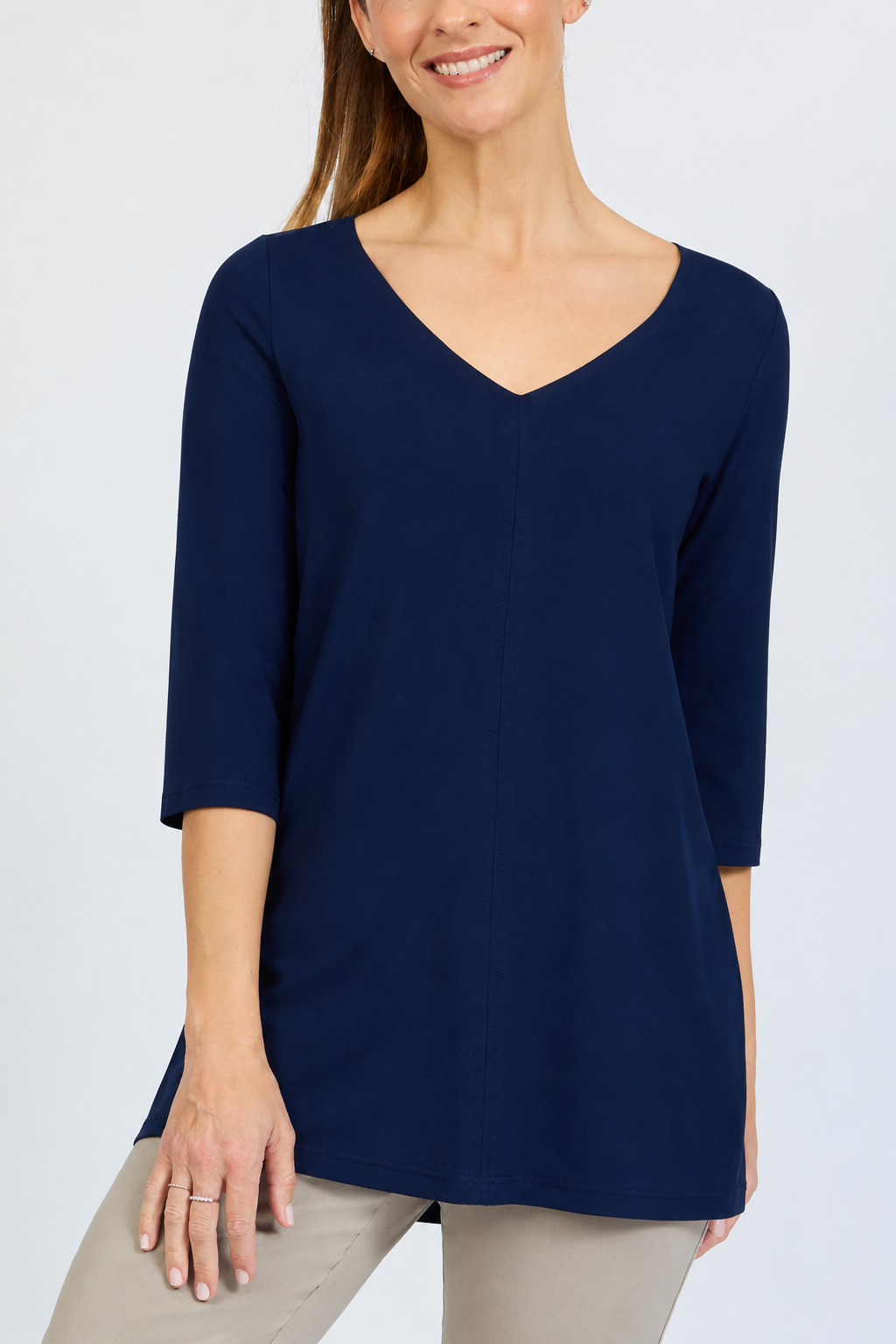 Jersey Long V-Top