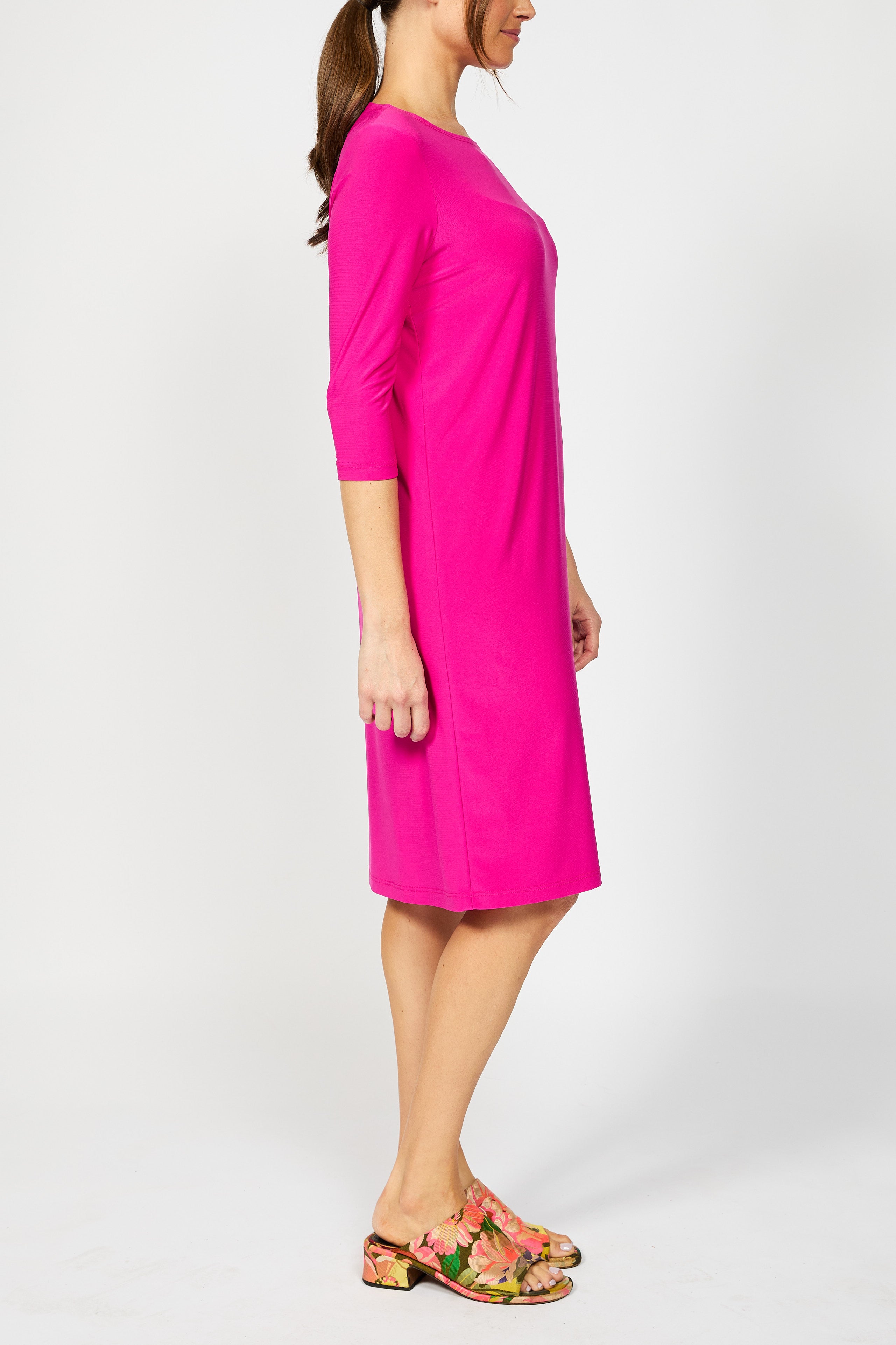 Voyager ¾ Boat Neck Dress