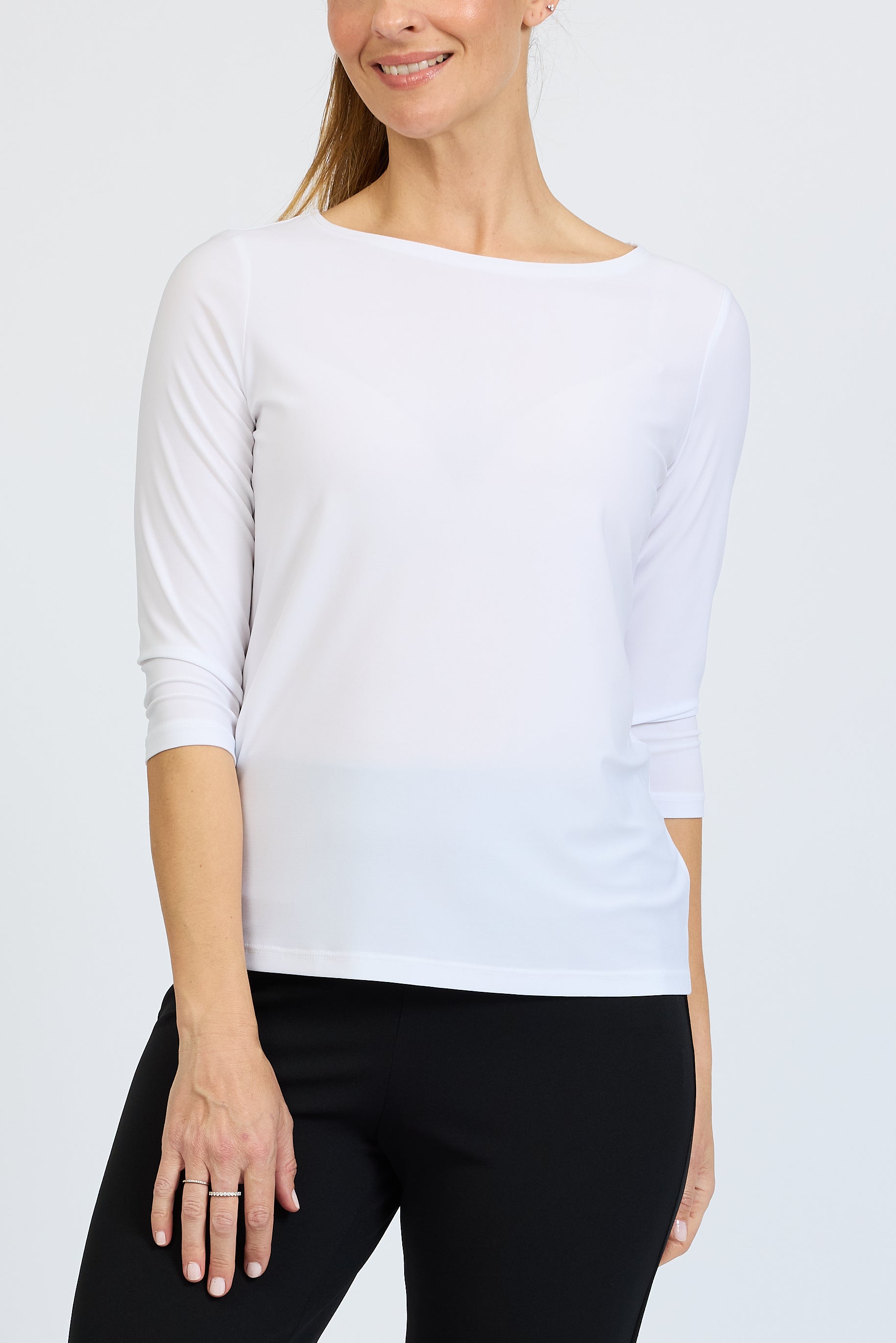 Voyager ¾ Boat Neck Top