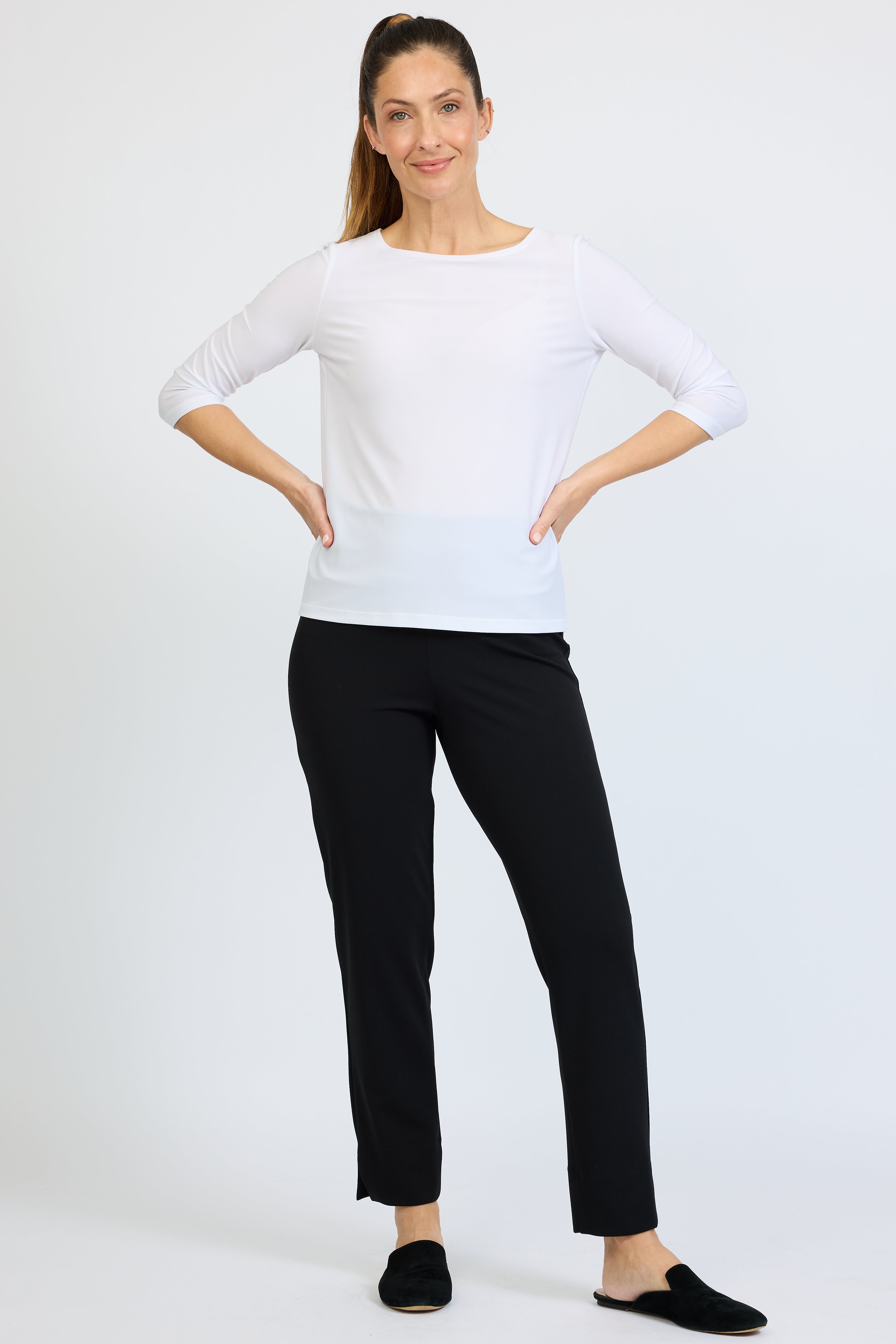 Voyager ¾ Boat Neck Top