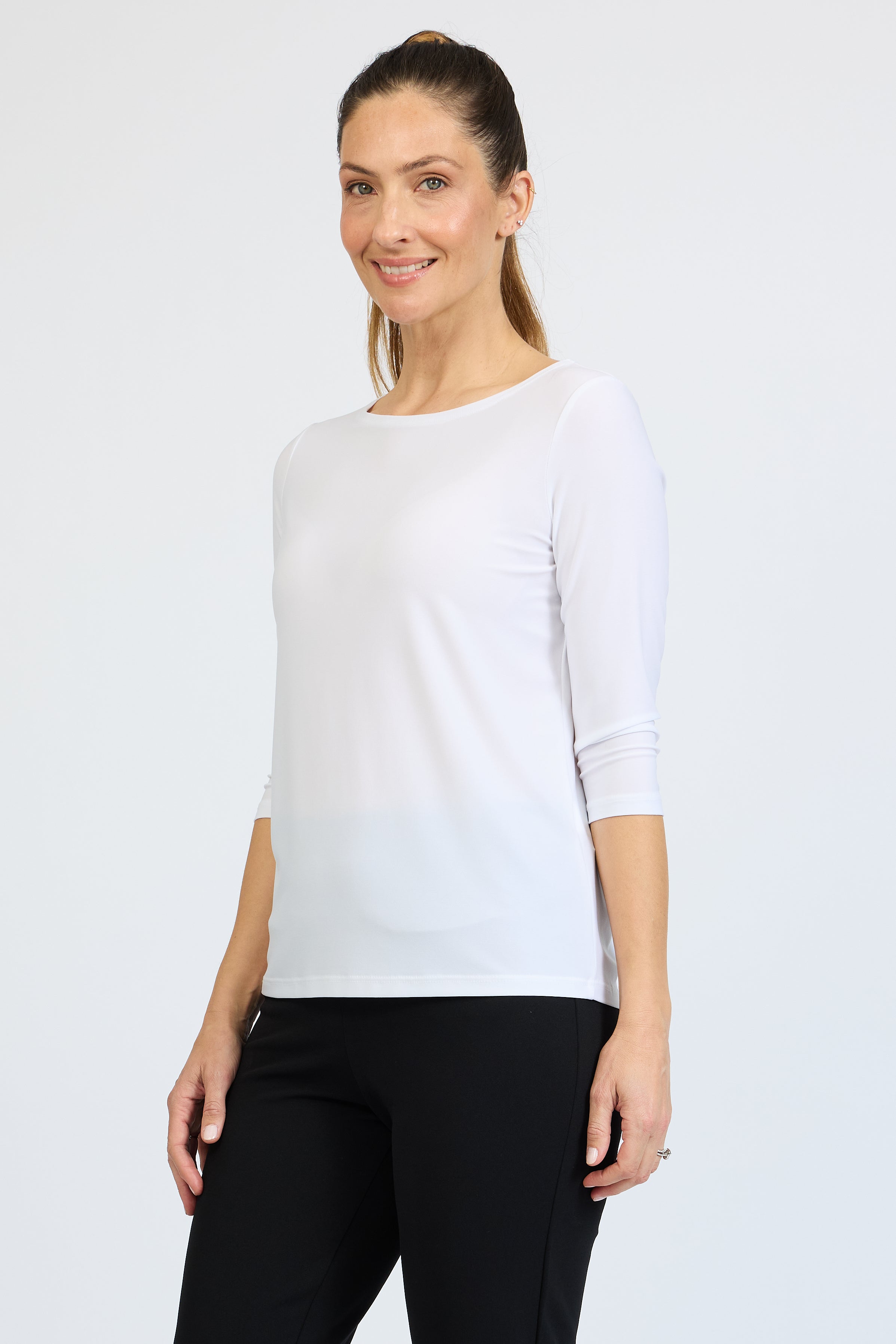 Voyager ¾ Boat Neck Top