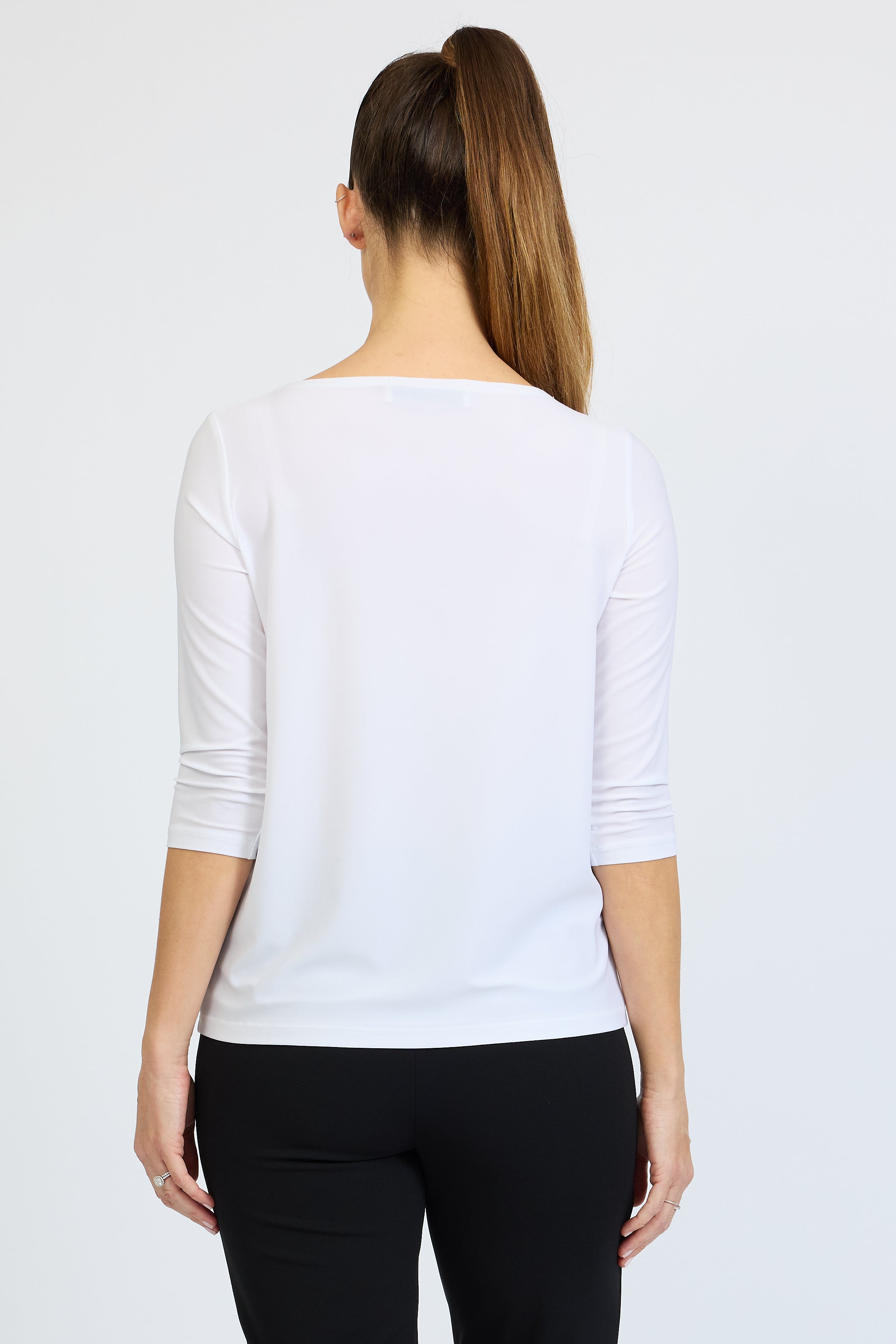 Voyager ¾ Boat Neck Top
