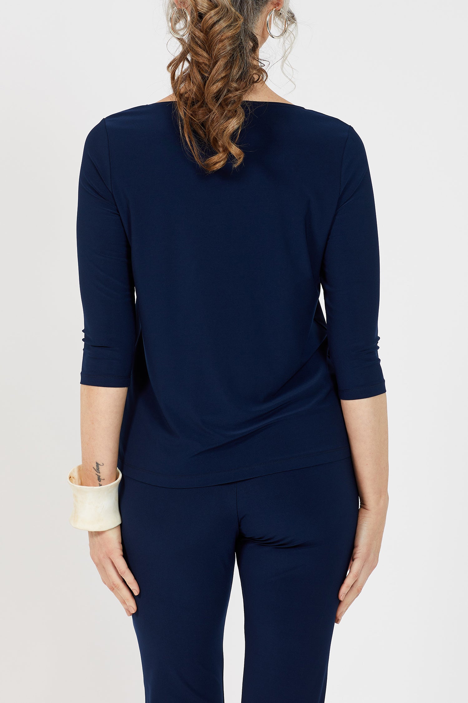 Voyager ¾ Boat Neck Top