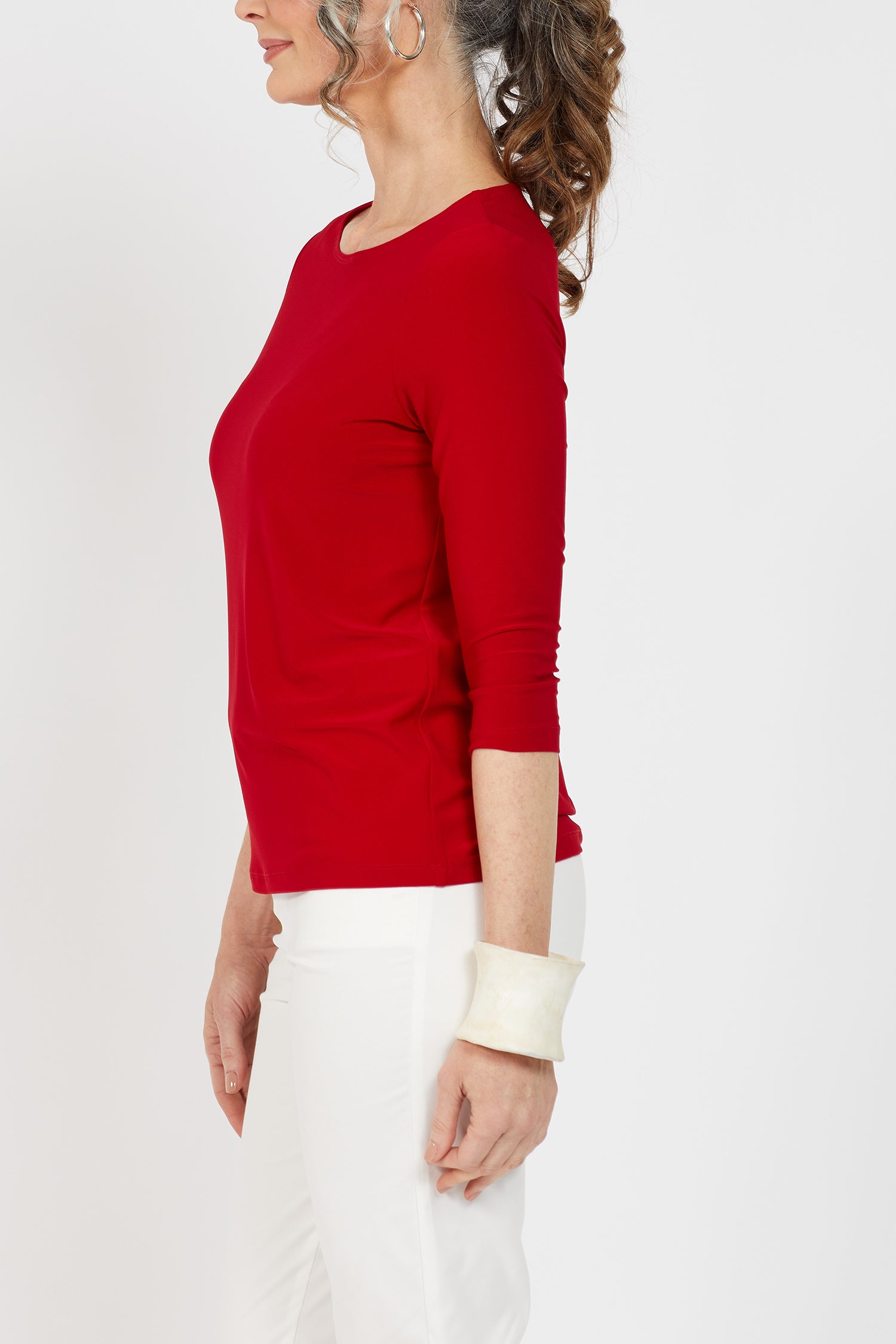 Voyager ¾ Boat Neck Top