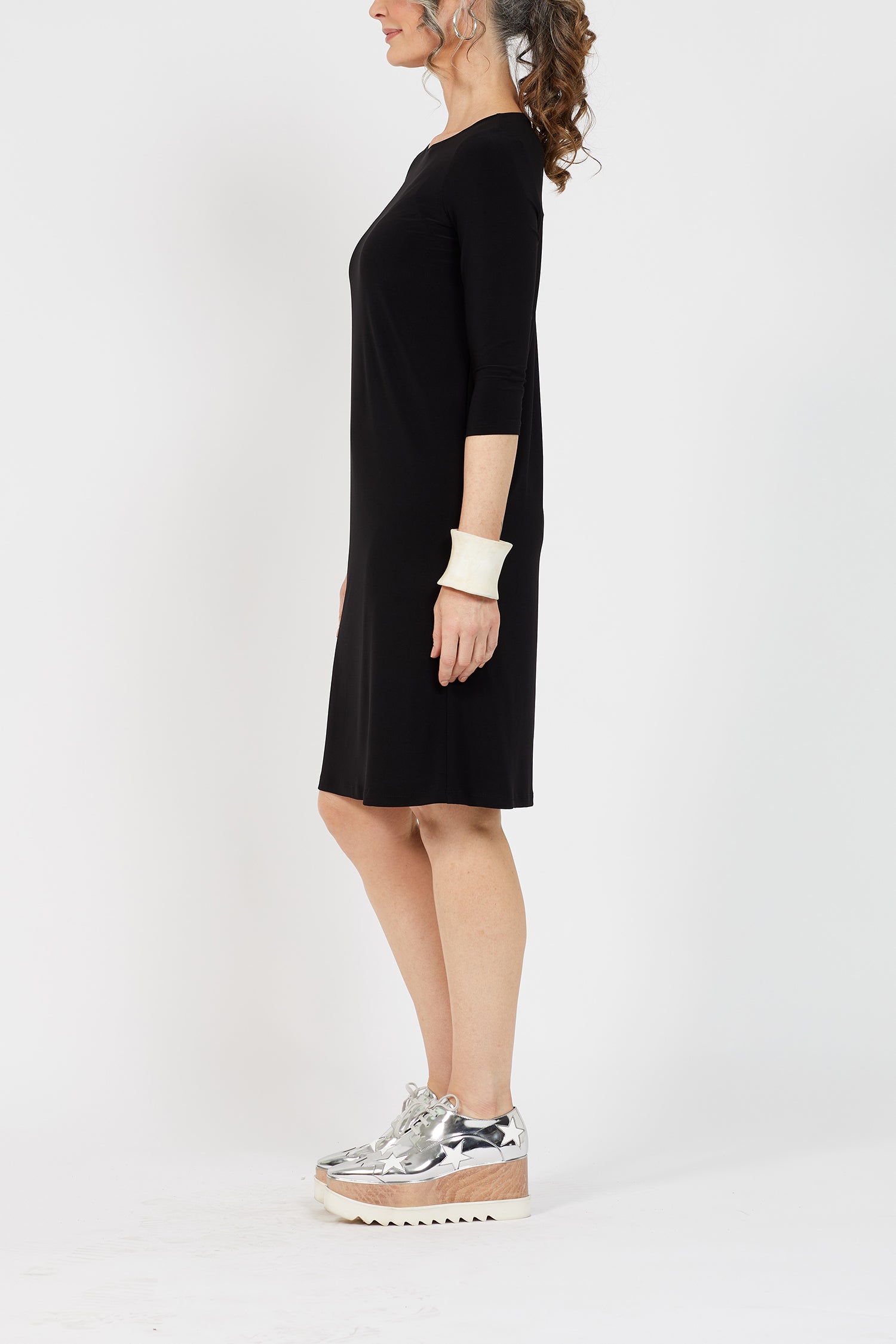 Voyager ¾ Boat Neck Dress