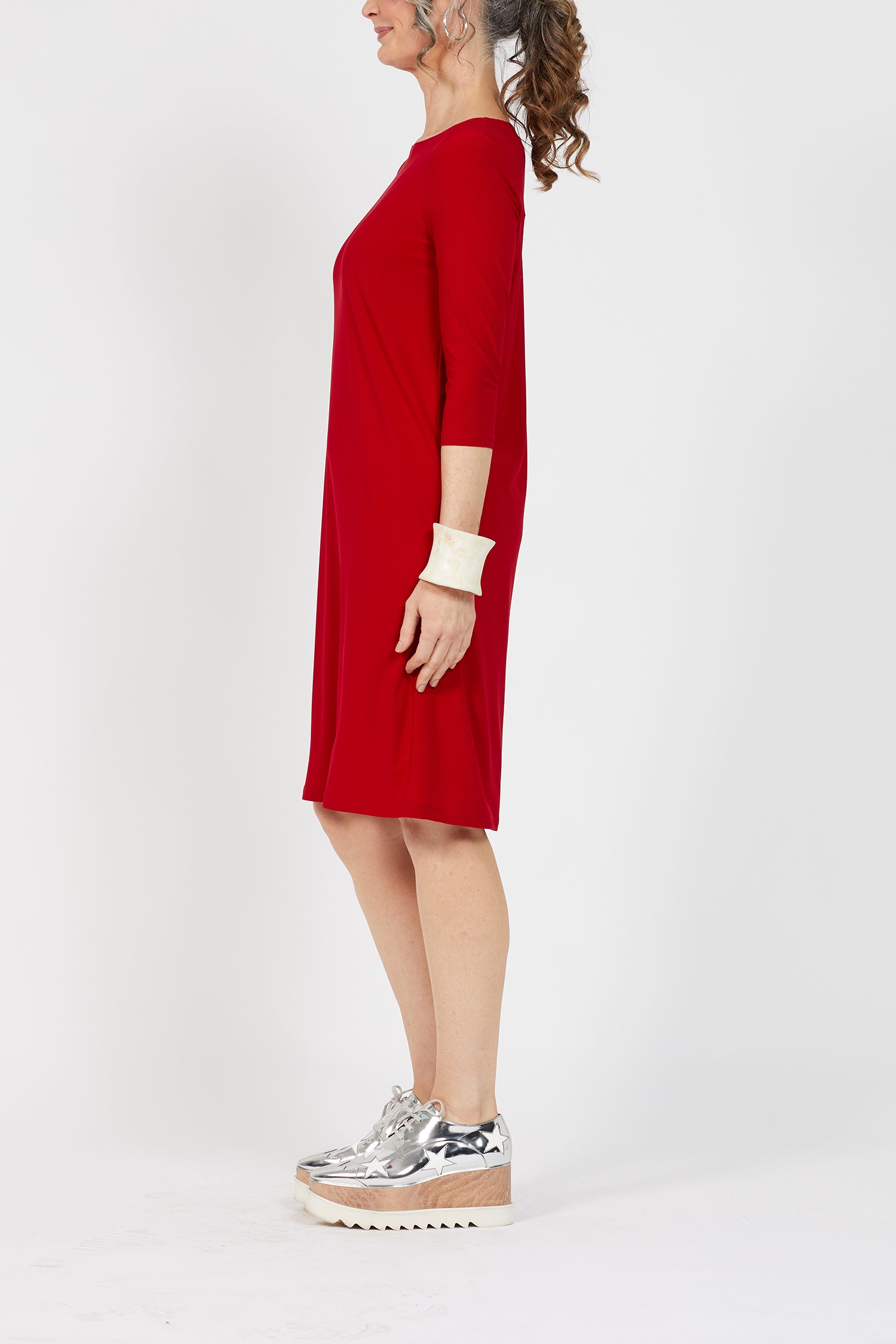 Voyager ¾ Boat Neck Dress