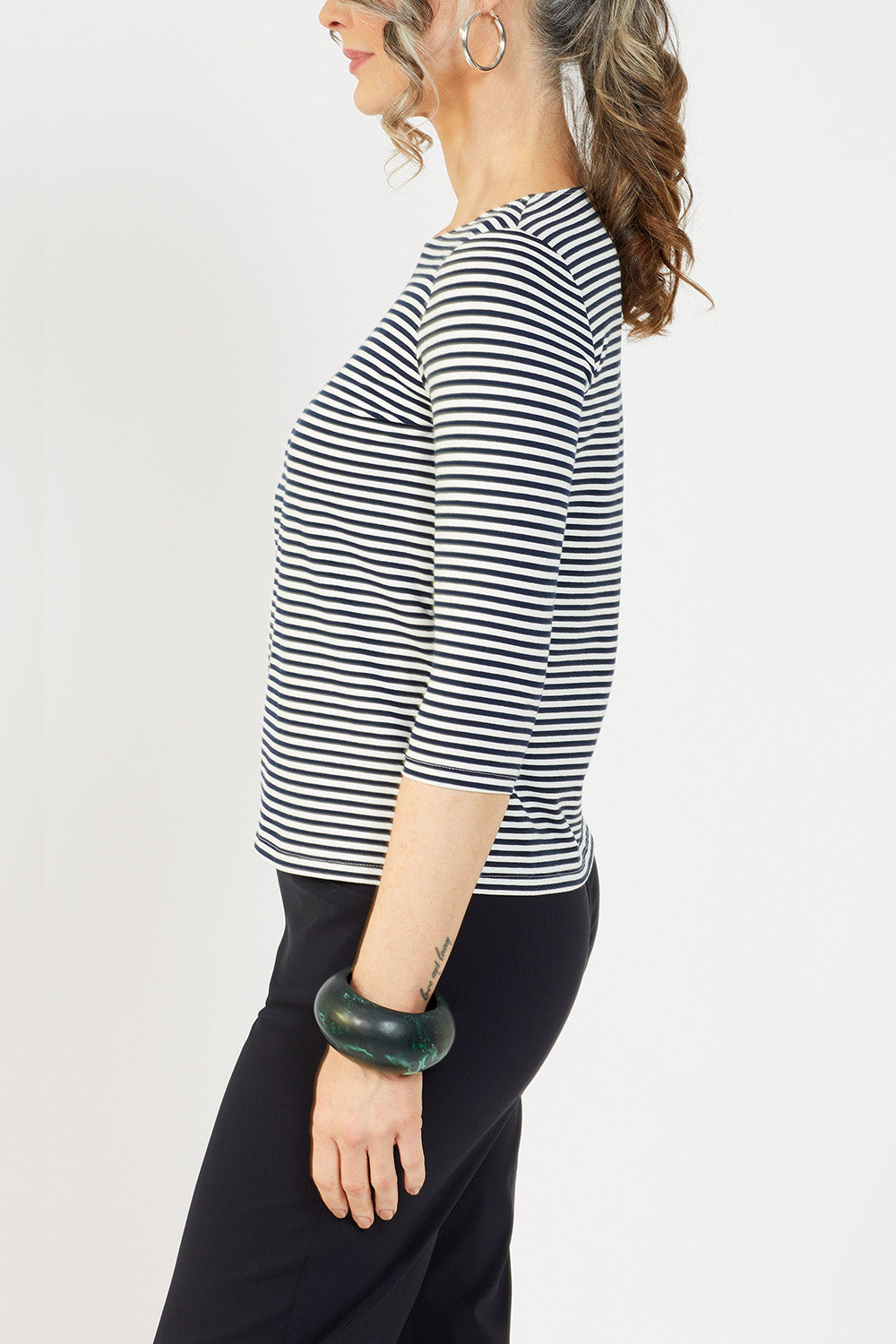 Mosman ¾ Boat Neck Top