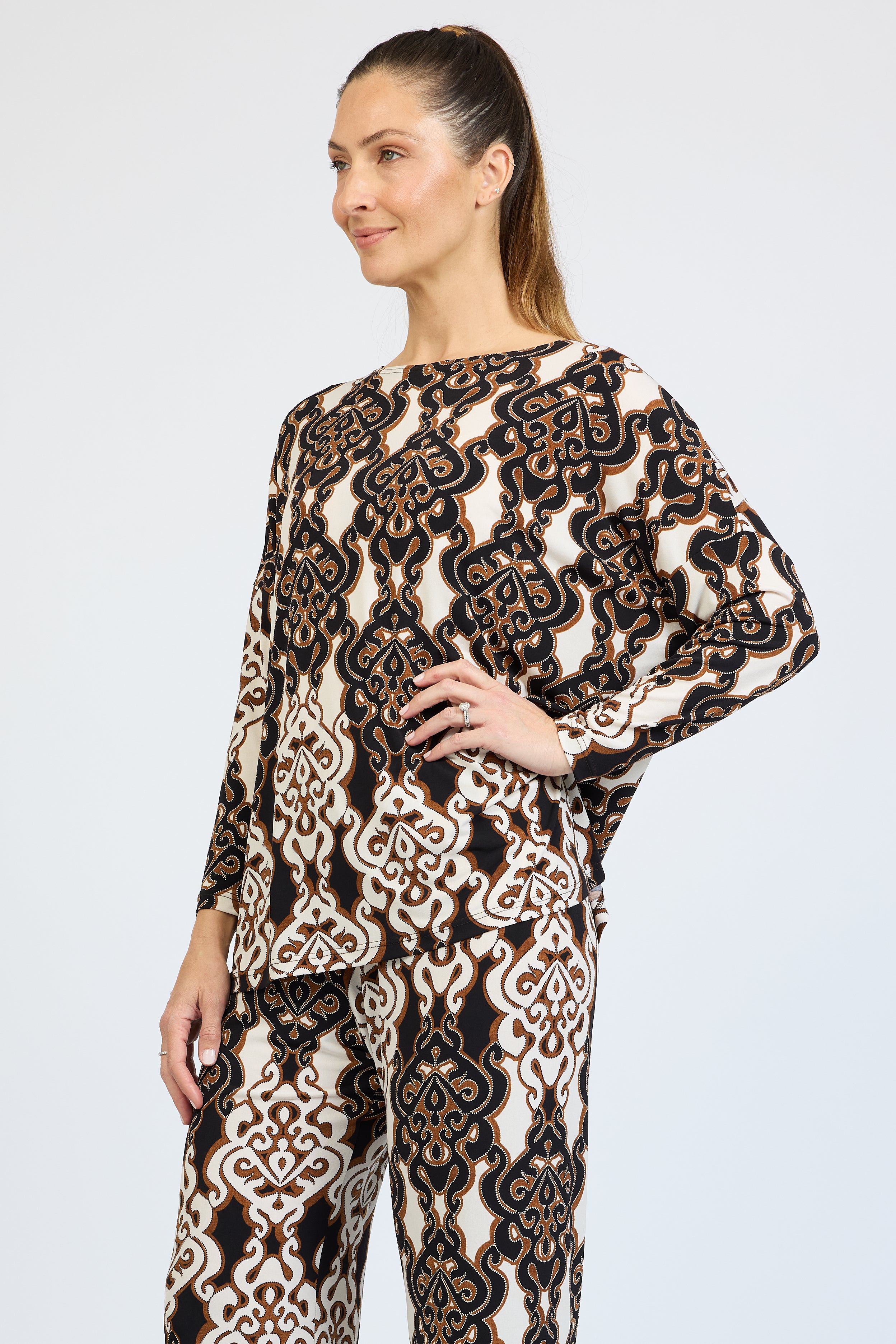 Morocco Slouch Top