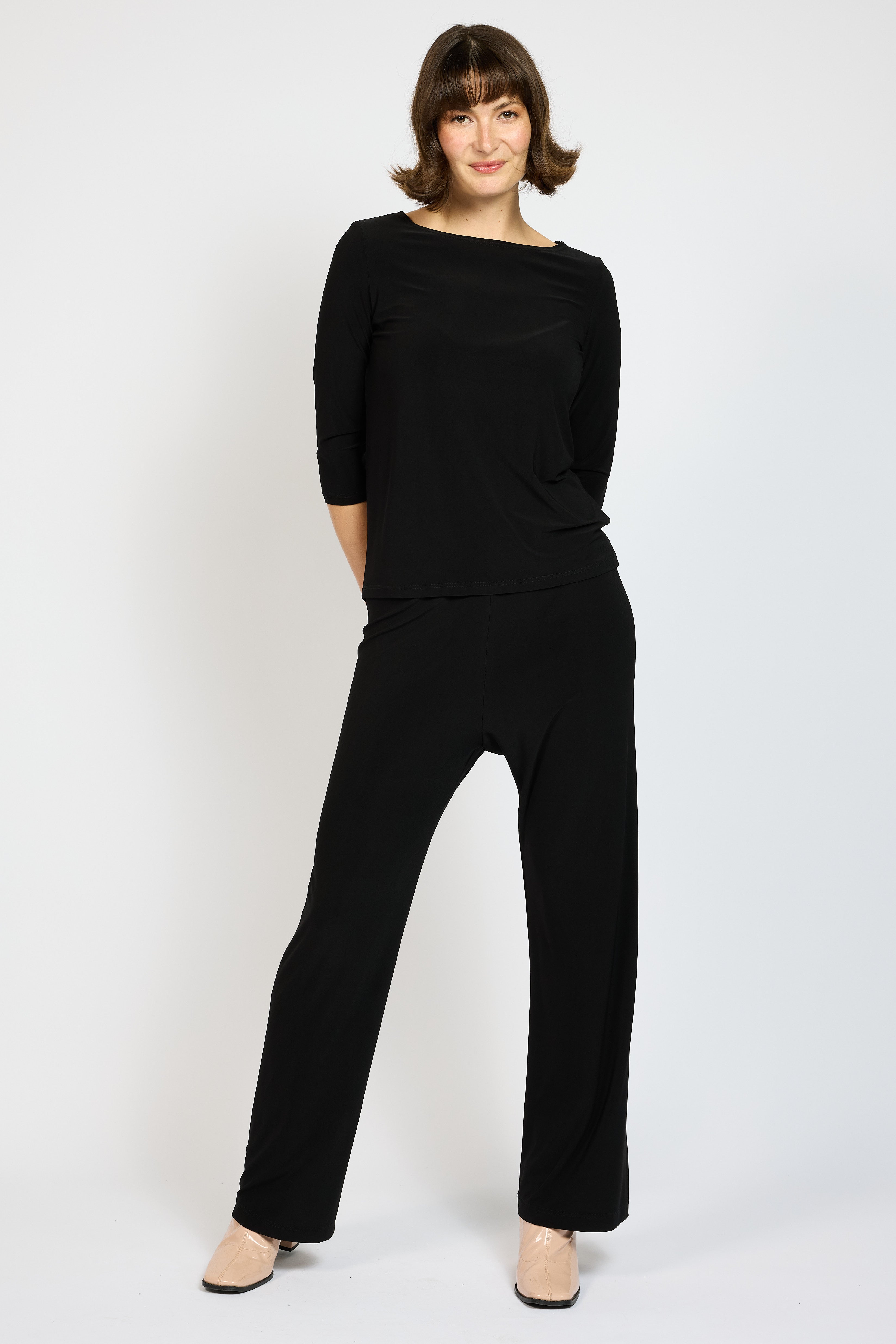 Voyager ¾ Boat Neck Top