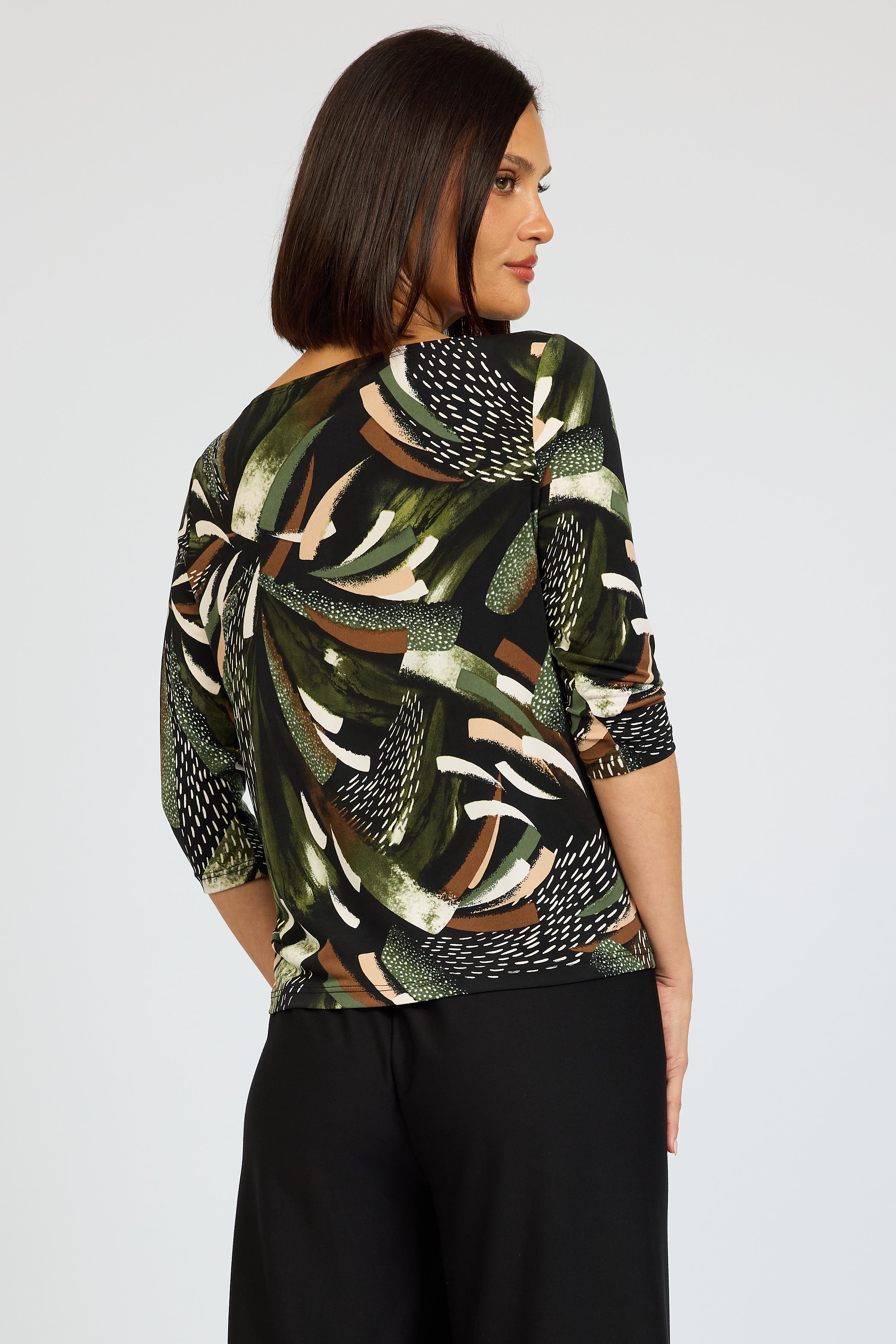 Wilow 3/4 Boat Neck Top