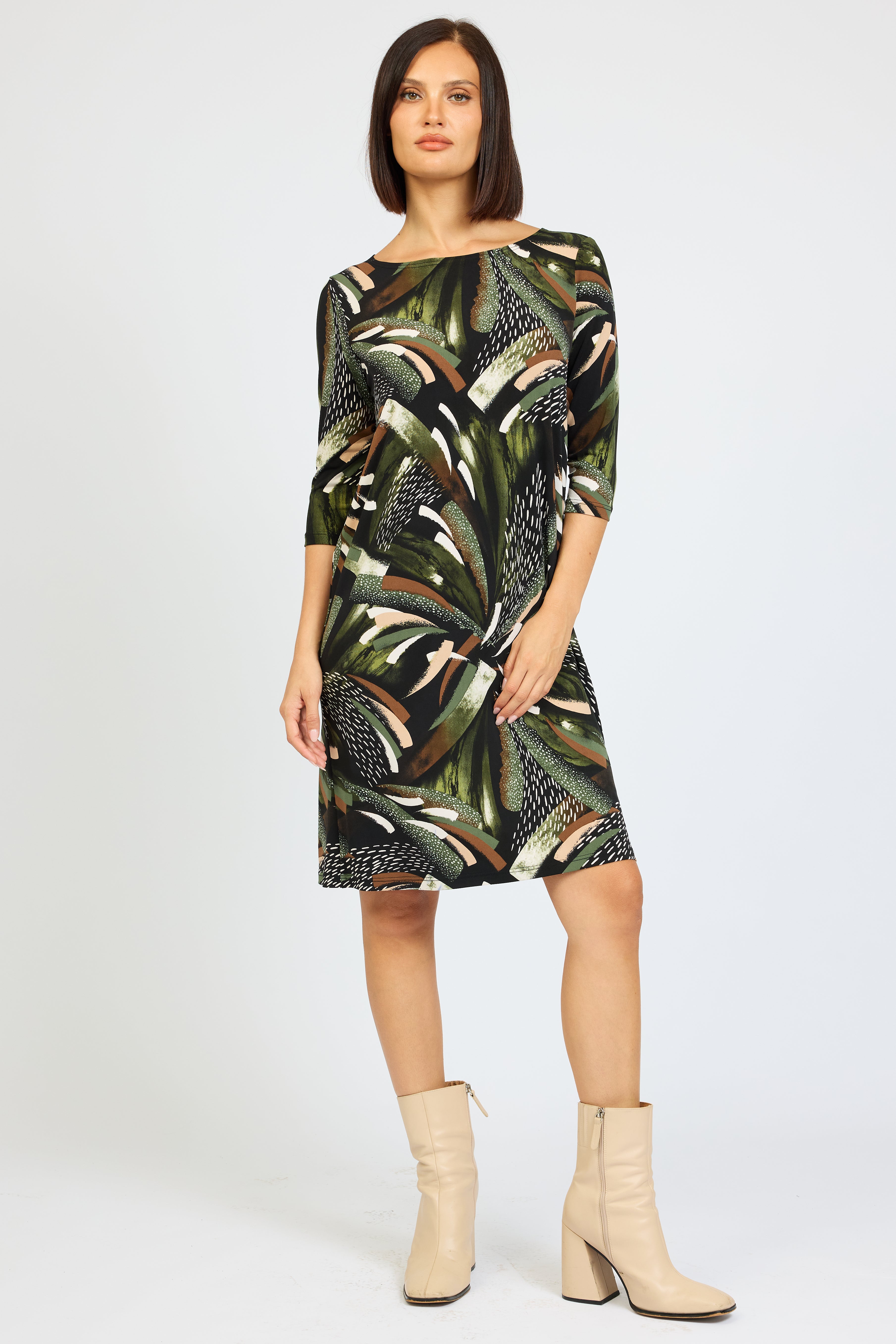 Willow 3/4 Boat Neck Dress