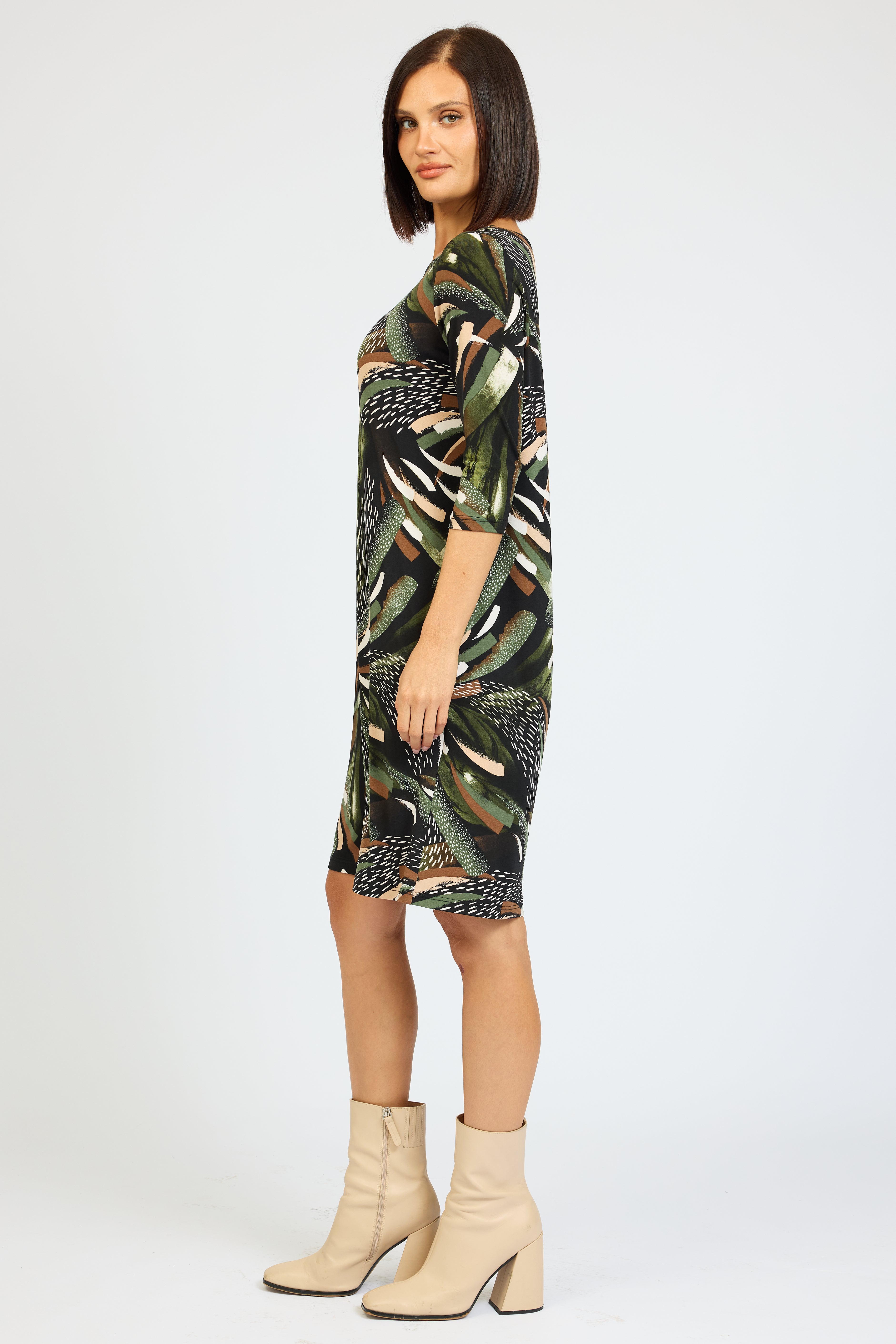 Willow 3/4 Boat Neck Dress