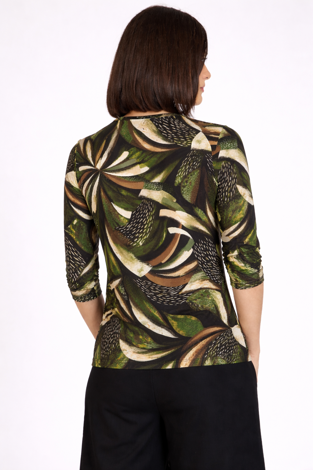 Willow 3/4 Sl Polo Top