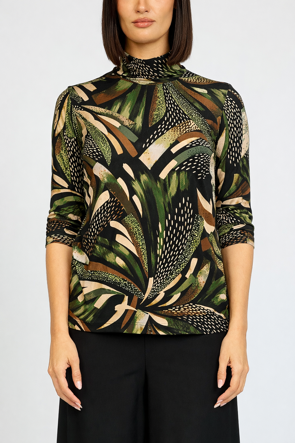Willow 3/4 Sl Polo Top