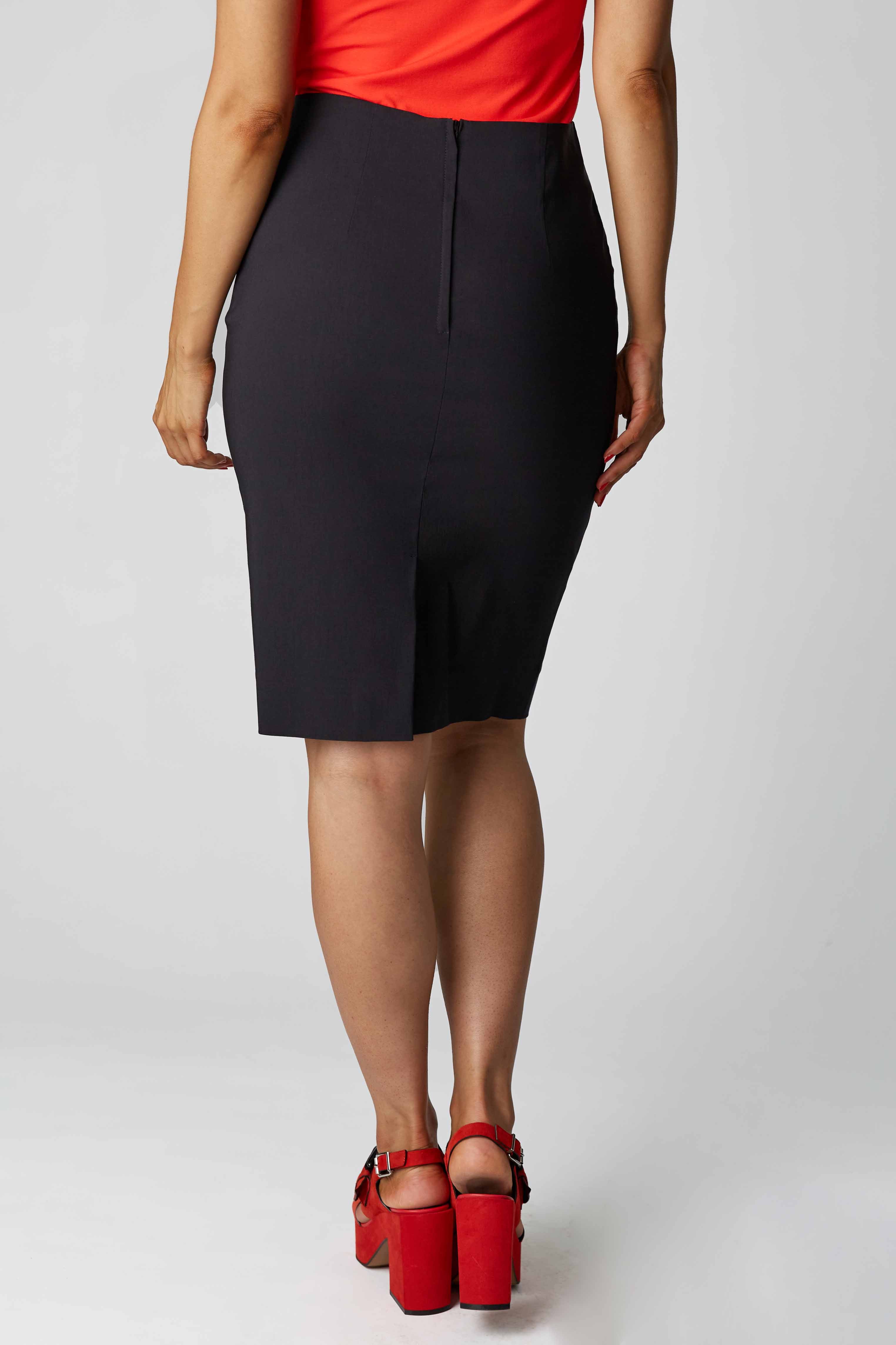 High Waisted Skirt - Women's Skirt: Andiamo Capri Skirt - Flattering high-waisted skirt with pockets